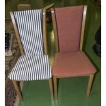 Two upholstered chairs