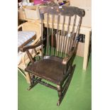 A rocking chair