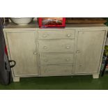 A painted sideboard