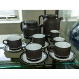 A Hornsea pottery Contrast coffee set