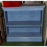 Painted open bookcase