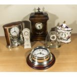 Six decorative clocks