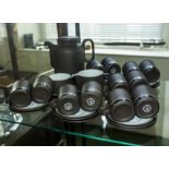 A Hornsea pottery Contrast coffee set