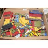 Box of Meccano parts and other Items