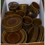 Hornsea 'Heirloom' table ware, cups and saucers, tea plates and sugar pots