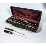 A clarinet in fitted case