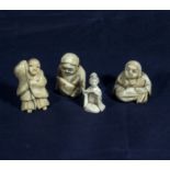 Four netsuke