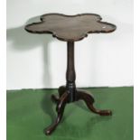 A mahogany wine table