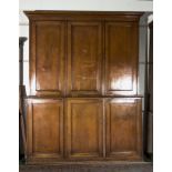 A late Victorian 6 door document cabinet.(lawyers clearance).