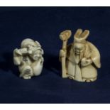 Two netsuke