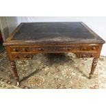 A Victorian mahogany desk AF.(lawyers clearance)