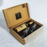 A bottle of 10 year old Glenmorangie Scotch whisky gift set