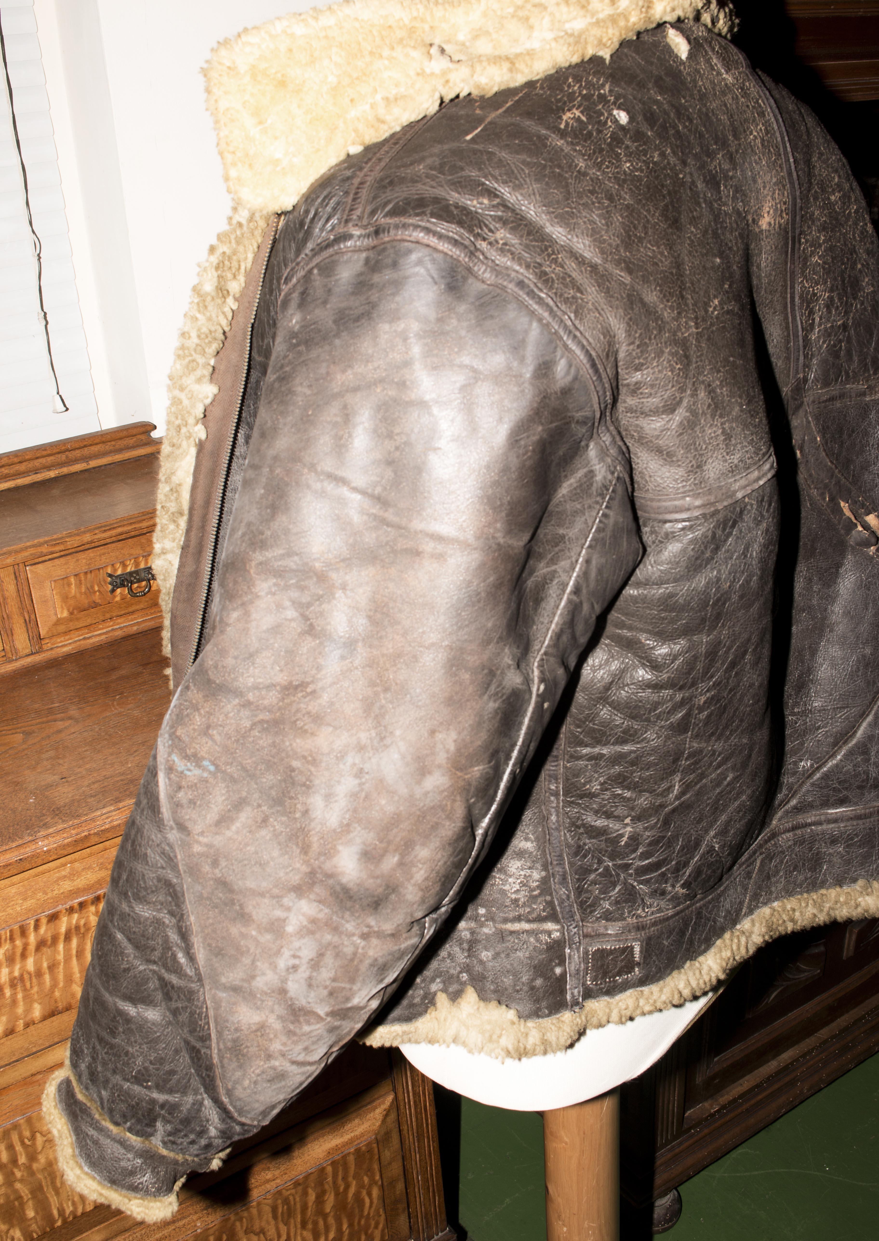 An air force leather jacket - Bild 6 aus 7