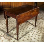 A Victorian mahogany Pembroke table.