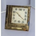 A brass clock from RMS Laconia, possibly 1921