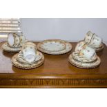 A decorative part tea set