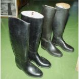 Two pairs of riding boots