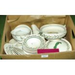 A box of pottery table ware