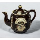 A bargeware teapot circa 1886