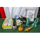 A selection of pottery items