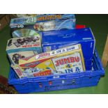 A box containing childrens games