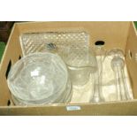 A box of glassware