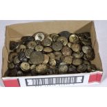 A quantity of military buttons