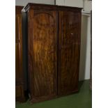 A Victorian two door wardrobe