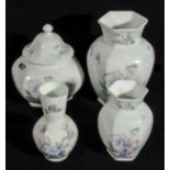 Three pieces of Aynsley china 'Little Sweetheart' and one other