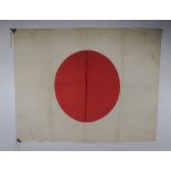 WWII Japanese silk flag