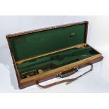 A mahogany gun case