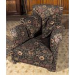 A Victorian armchair upholstered with Sanderson's William Morris fabric