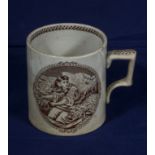 A Grace Darling transfer printed commemorative mug