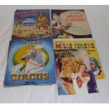 A collection of Mills Circus programmes