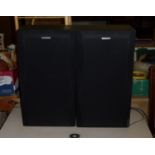 Two Sony speakers