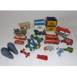 A collection of diecast model cars including Corgi and others