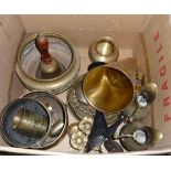 A box of metalware