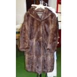 A lady's vintage fur coat