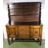 An oak dresser