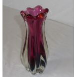 An art glass vase