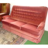 A three seater sofa