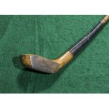 A hickory golf club