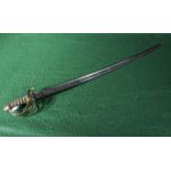 An officers sword