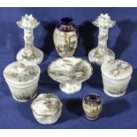 A quantity of Oriental china and pottery