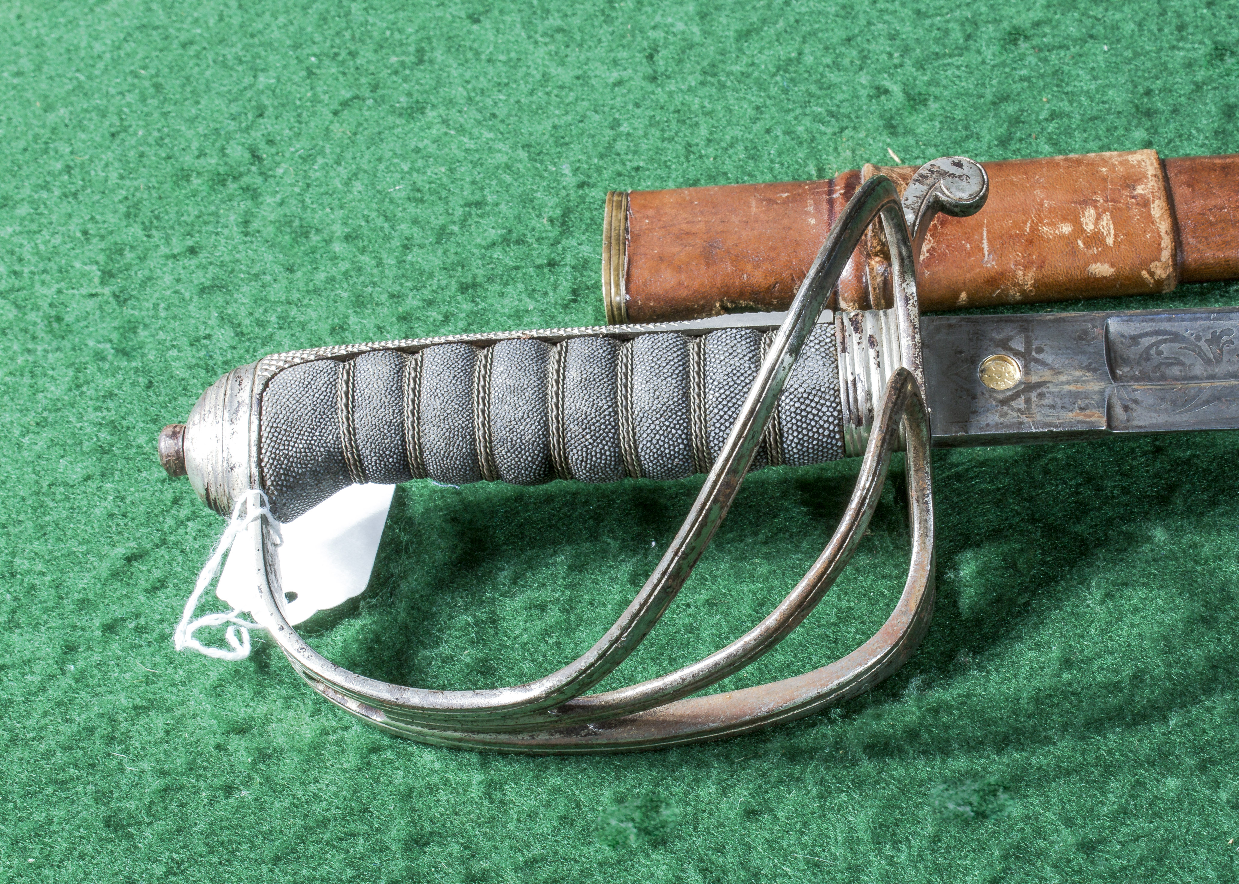 A military sword and scabbard - Image 2 of 2