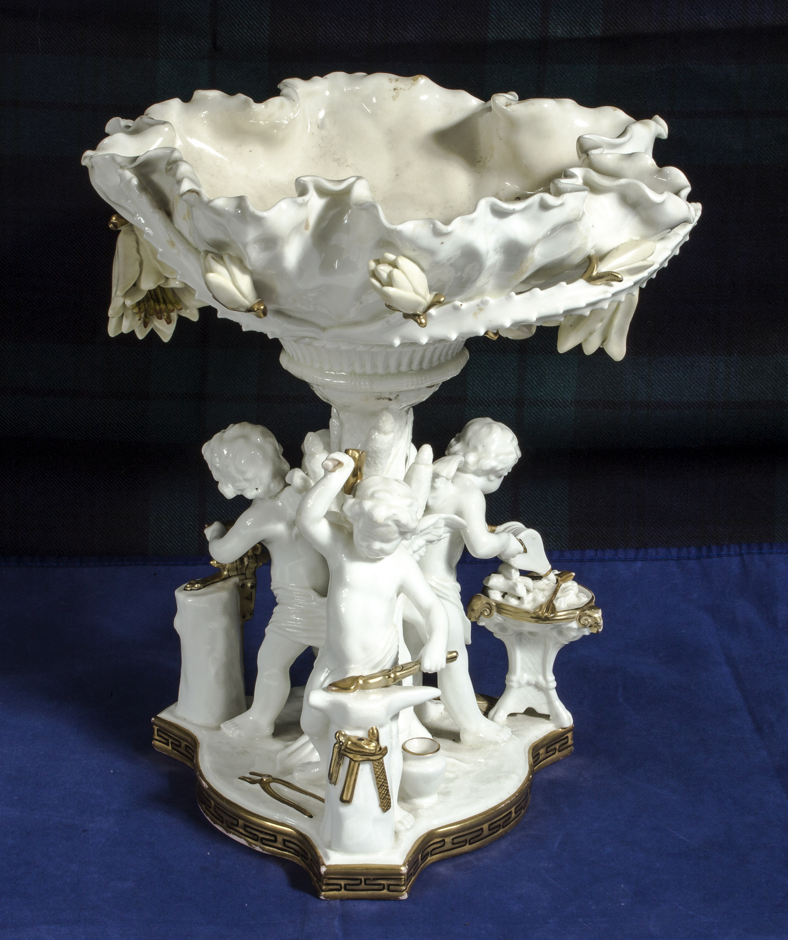 A Moore's Brothers comport, 28cm high