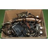 A box of metalware