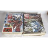 A collection of 2000AD comic books dated 1991/92. 58 issues