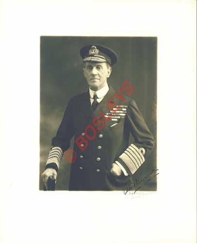 Signed Photograph of Admiral of the Fleet Sir Cecil Burney, 1st Baronet, GCB, GCMG, DL This fine
