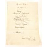 Selection of Autographs including: Neville Chamberlain, Rudyard Kipling, etc. An interesting